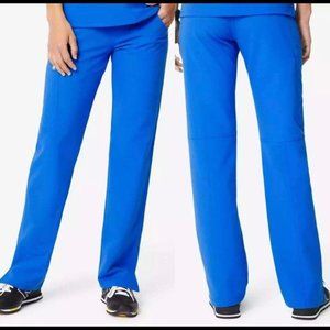 NEW Figs Technical Women's Kade Cargo Scrub Pants Pockets XL Blue